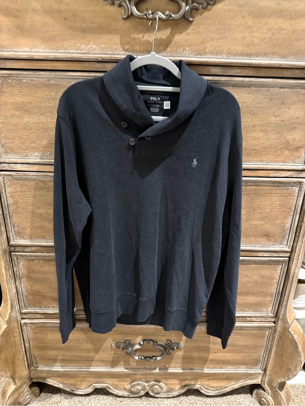 Polo by Ralph Lauren Men’s Dark Navy Turtleneck Sweater